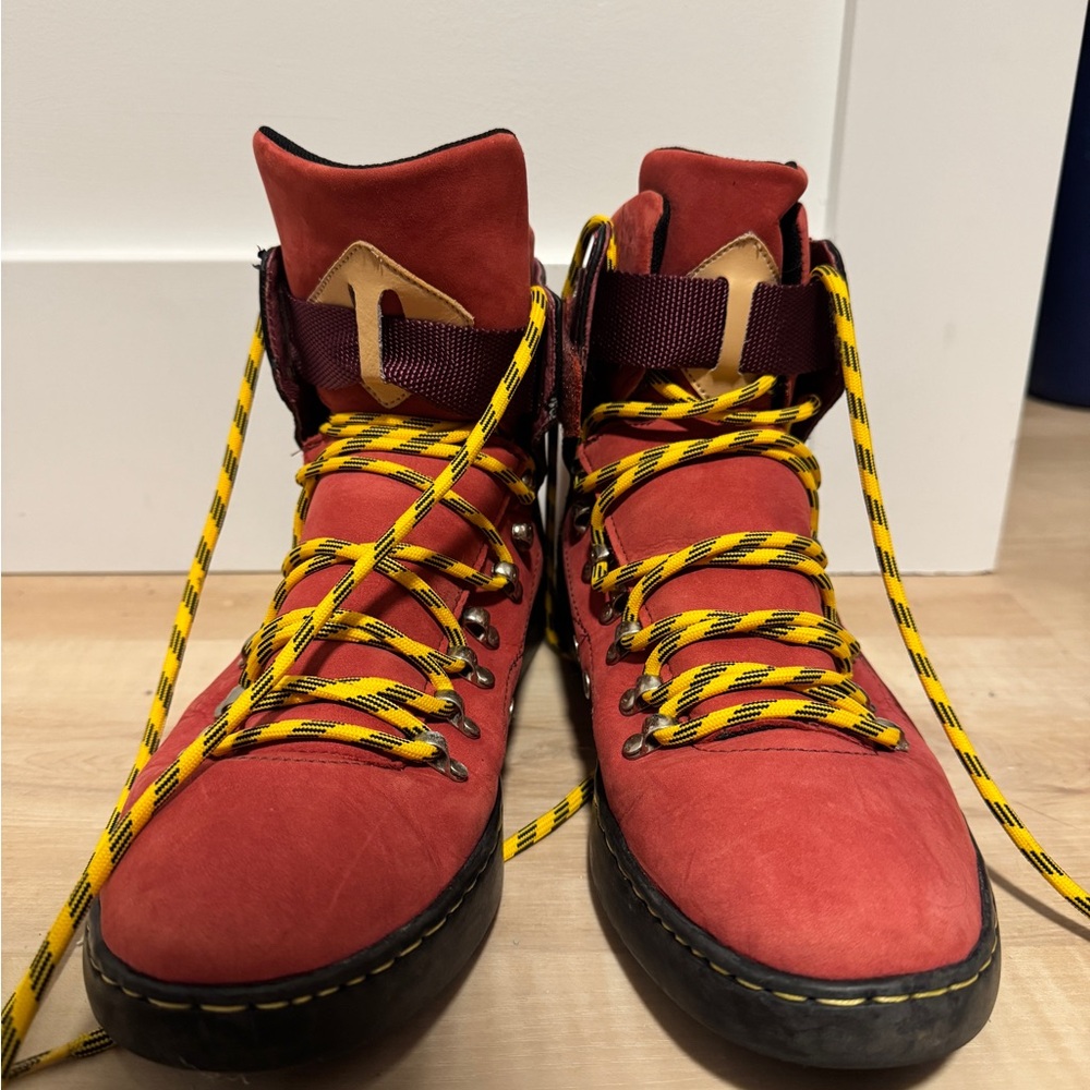 Creative Recreation Red and Yellow Fashion Boots [FINAL SALE]